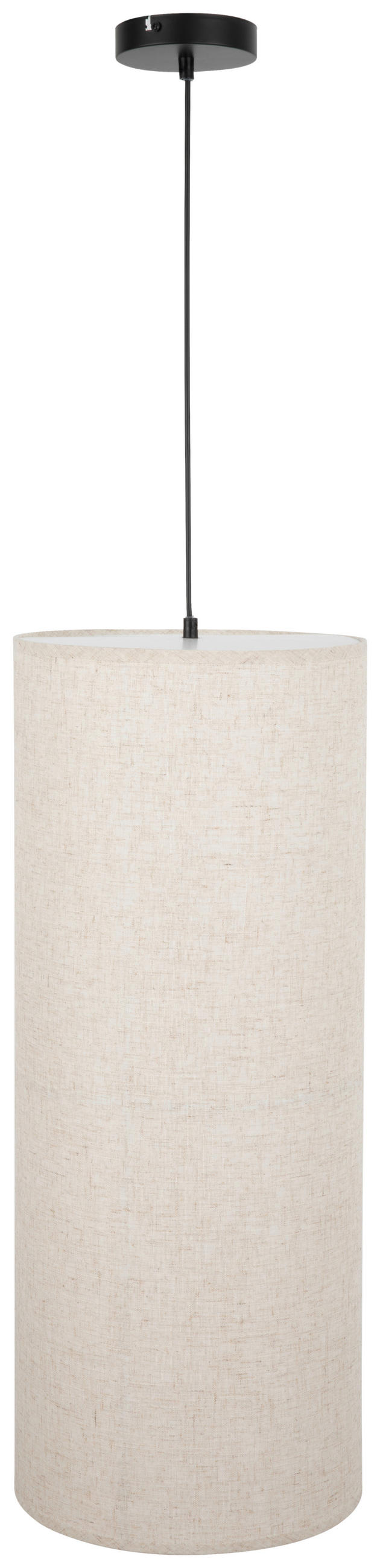 HÄNGELEUCHTE 30/120 cm   - Beige, Design, Kunststoff/Textil (30/120cm) - Collet's Monde