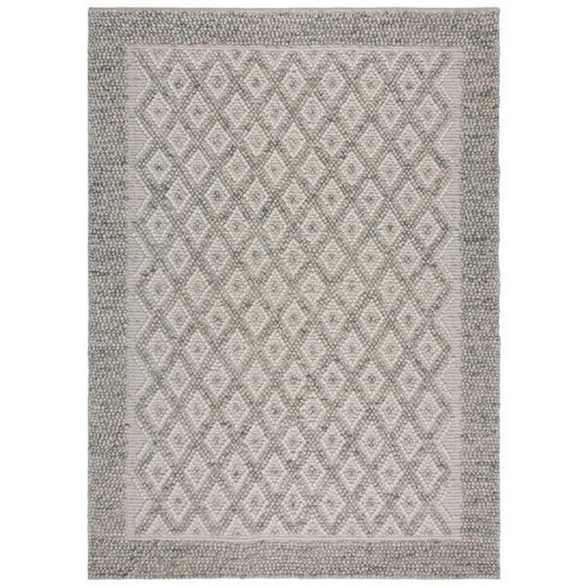 HANDWEBTEPPICH 160/230 cm MINERALS DIAMOND Grau  - Grau, KONVENTIONELL, Textil (160/230cm)