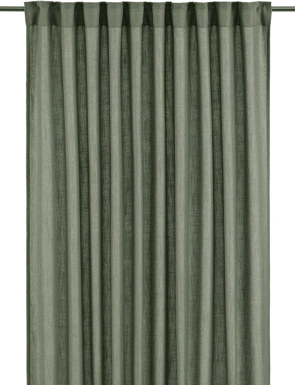 FERTIGVORHANG  blickdicht   145/260 cm 2 Stück  - Grün, Basics, Textil (145/260cm) - Svanefors