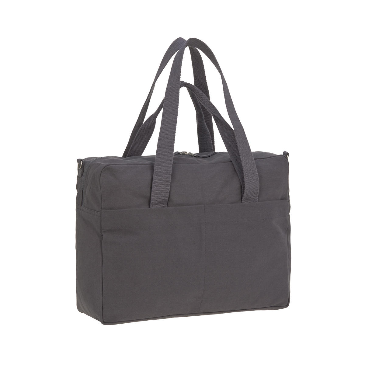 WICKELTASCHE  - Anthrazit, Basics, Textil (44/16/34cm) - Lässig