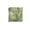 GARTENSITZKISSEN 2-er Set Blätter  - Grau/Grün, KONVENTIONELL, Textil (48/7/48cm)