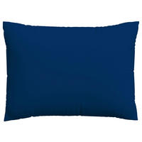 KOPFPOLSTERBEZUG KNITTED JERSEY 60/80 cm  - Dunkelblau, Basics, Textil (60/80cm) - Schlafgut