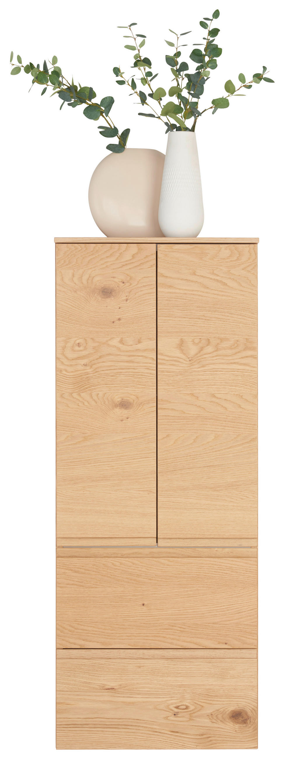 MIDISCHRANK 50/125/37 cm  - Eichefarben, Natur, Holz (50/125/37cm) - Novel