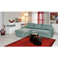 SEDEŽNA GARNITURA, tkanina zelena  - zelena/naravne barve, Design, tekstil (155/230cm) - Xora