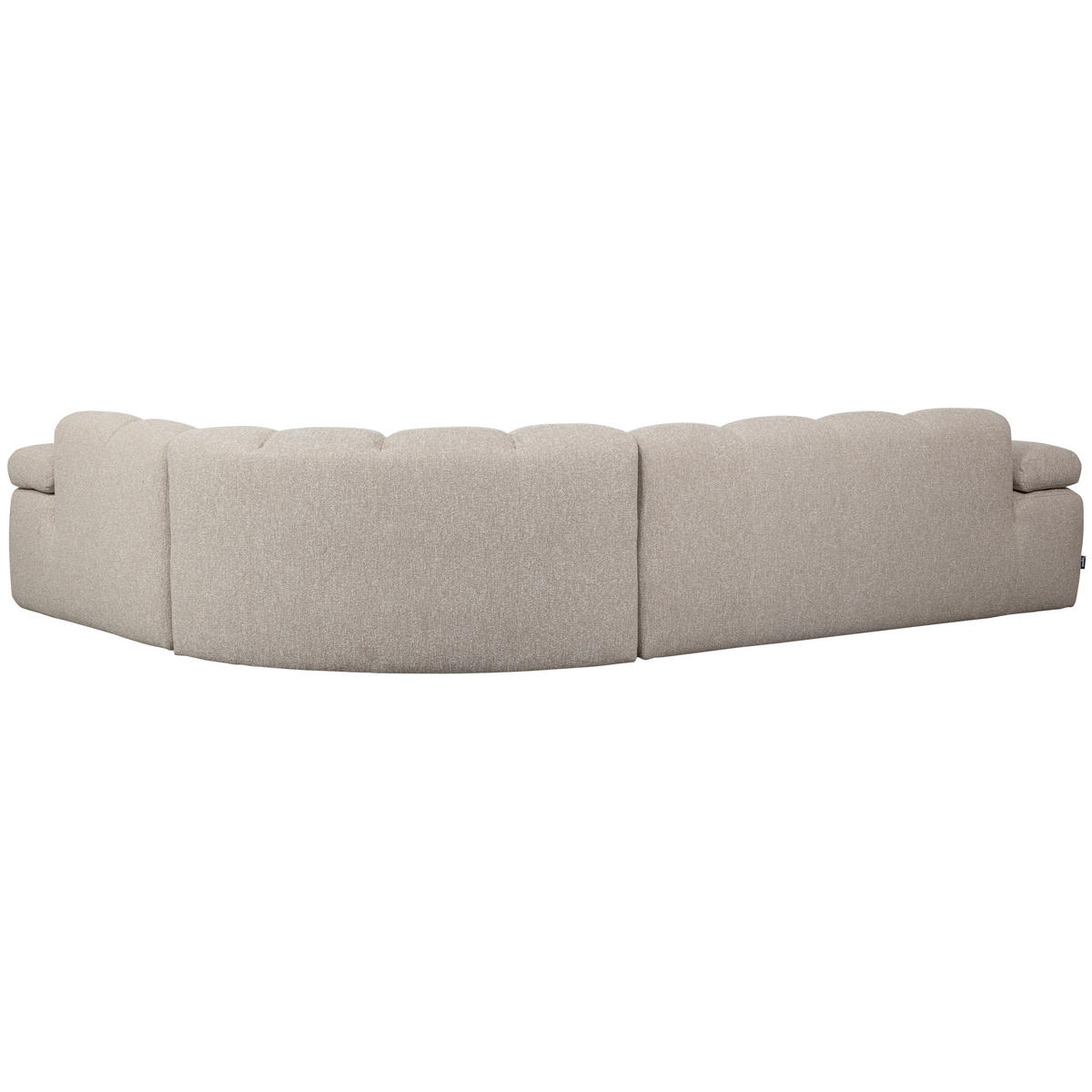 ECKSOFA Mojo Beige Bouclé Armteilverstellung  - Beige/Schwarz, MODERN, Kunststoff/Textil (310/230cm) - Livetastic