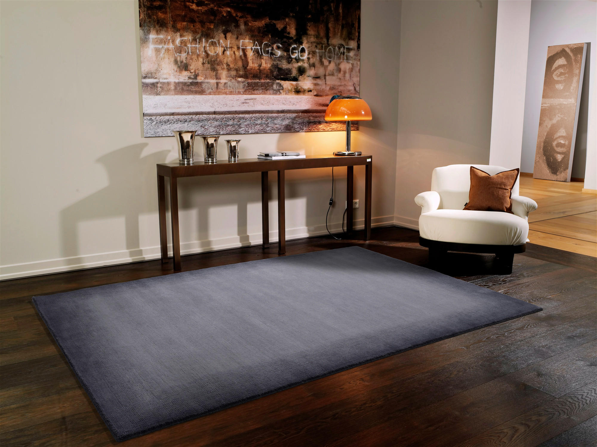 WOLLTEPPICH 200/250 cm Grau  - Grau, Basics, Textil (200/250cm) - Cazaris
