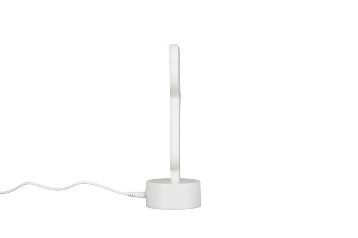 LED-TISCHLEUCHTE Cat 16/25/8,5 cm  - Weiß, LIFESTYLE, Kunststoff (16/25/8,5cm)