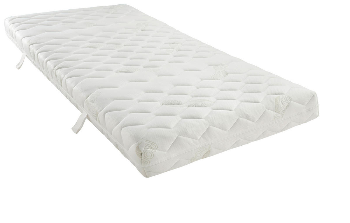 KALTSCHAUMMATRATZE 80/200 cm Höhe ca. 16 cm 5 -Zonen - Weiß, Basics, Textil (80/200cm) - Sleeptex