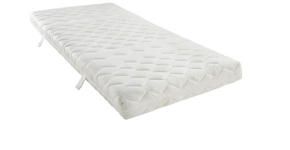 KALTSCHAUMMATRATZE 120/200 cm - Weiß/Grün, Basics, Textil (120/200cm) - Sleeptex