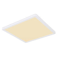STROPNA LED-SVETILKA  Sapana //3000 K/230 V/ - bela/opal, Basics, umetna masa (29,4/29,4/2,5cm) - Globo