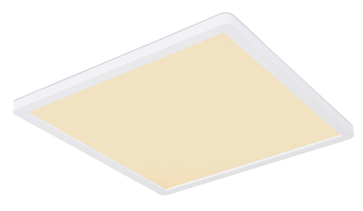 STROPNA LED-SVETILKA  Sapana //3000 K/230 V/ - bela/opal, Basics, umetna masa (29,4/29,4/2,5cm) - Globo