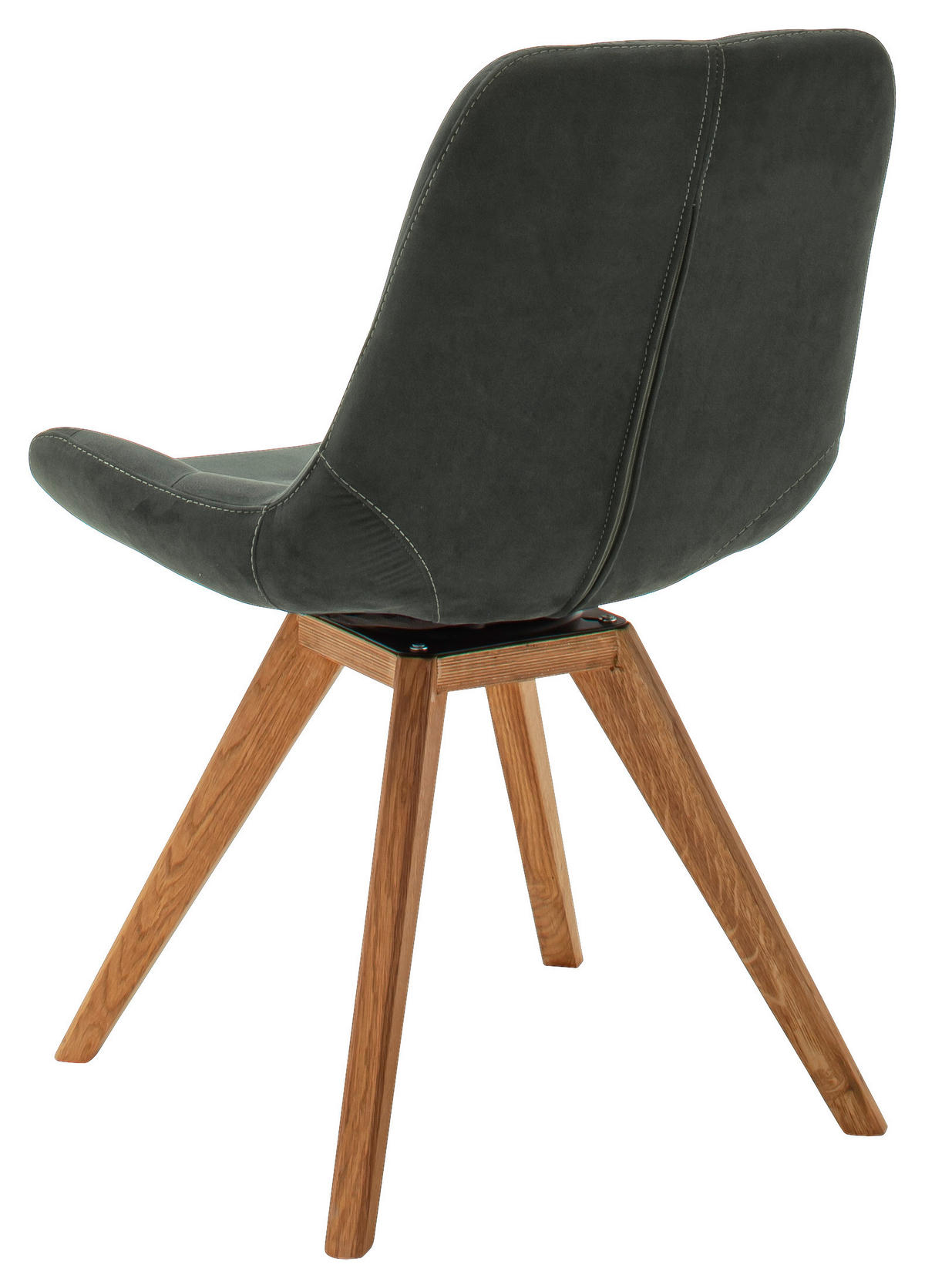 STUHL Flachgewebe Schwarz  - Schwarz, KONVENTIONELL, Holz/Textil (56/84/63cm) - Carryhome