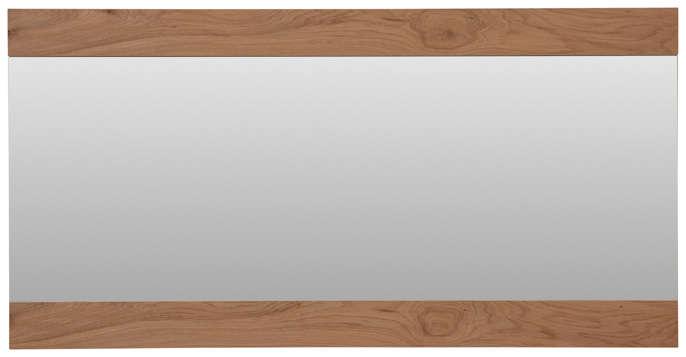 WANDSPIEGEL Dieter Knoll Collection Eiche Bianco - Eiche Bianco/Eichefarben, Design, Glas/Holz (119/60/2cm) - Dieter Knoll