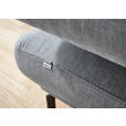 ECKSOFA in Chenille Hellblau  - Schwarz/Hellblau, Design, Textil/Metall (305/224cm) - Dieter Knoll