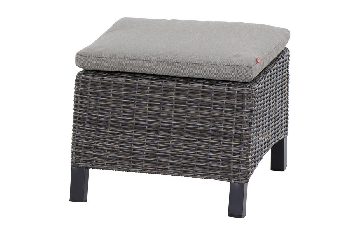 LOUNGEGARNITUR 5-teilig   72/103/83 cm Aluminium  - Grau, Basics, Keramik/Kunststoff (72/103/83cm) - Siena Garden