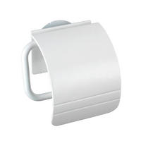 WC-PAPÍR TARTÓ  - áttetsző/fehér, Basics, műanyag - Wenko