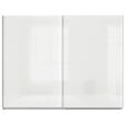 SCHWEBETÜRENSCHRANK  in Weiß  - Alufarben/Weiß, KONVENTIONELL, Holzwerkstoff/Metall (271/229/62cm) - Xora