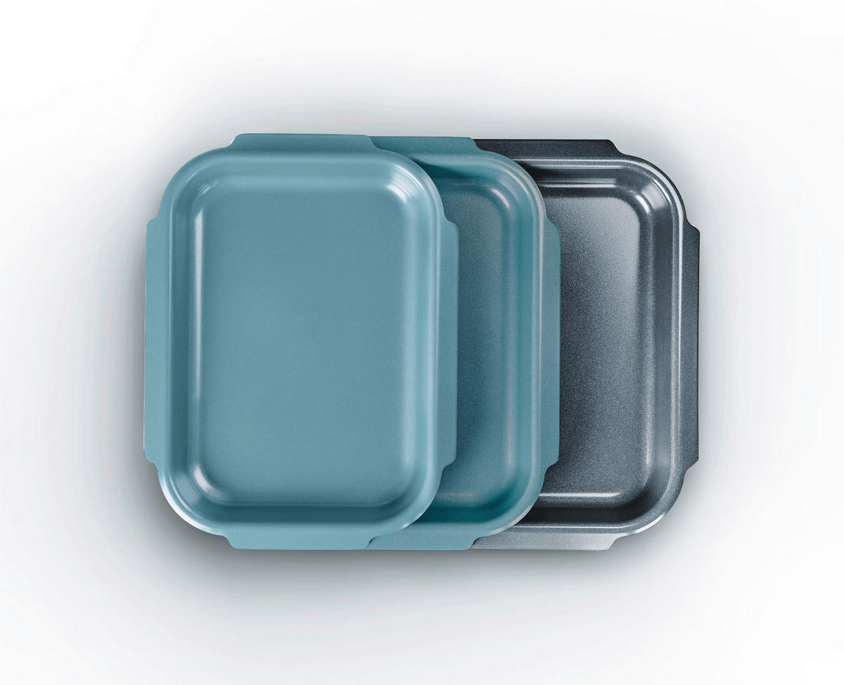 BACKBLECH Nest 30/41/4,96 cm  - Blau, Basics, Kunststoff/Metall (30/41/4,96cm) - Joseph Joseph