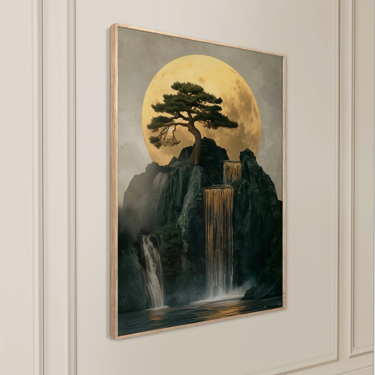 LEINWANDBILD Landschaft & Natur, orientalisch 70/100 cm  - Multicolor, Basics, Holz/Textil (70/100cm)