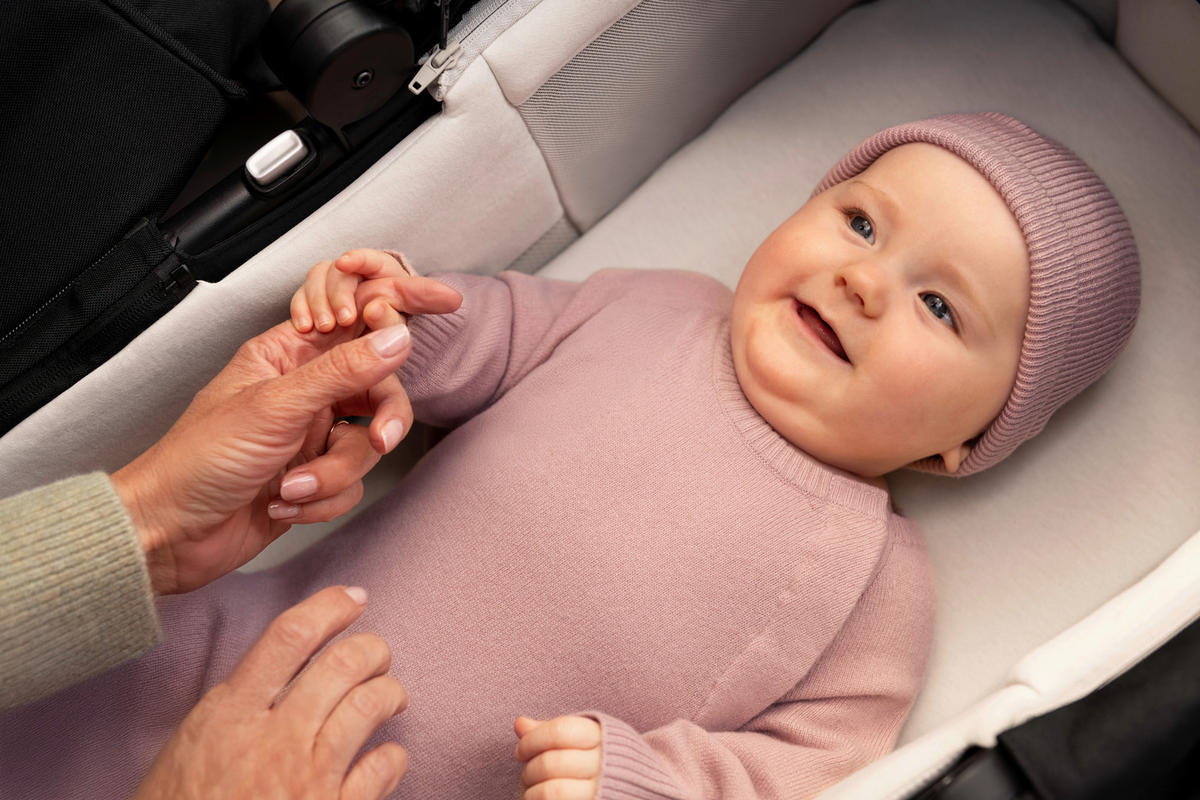 KINDERWAGENSET  TRIV lx Caviar  Caviar  - Schwarz, Basics, Kunststoff/Metall (96/58/109cm) - Nuna