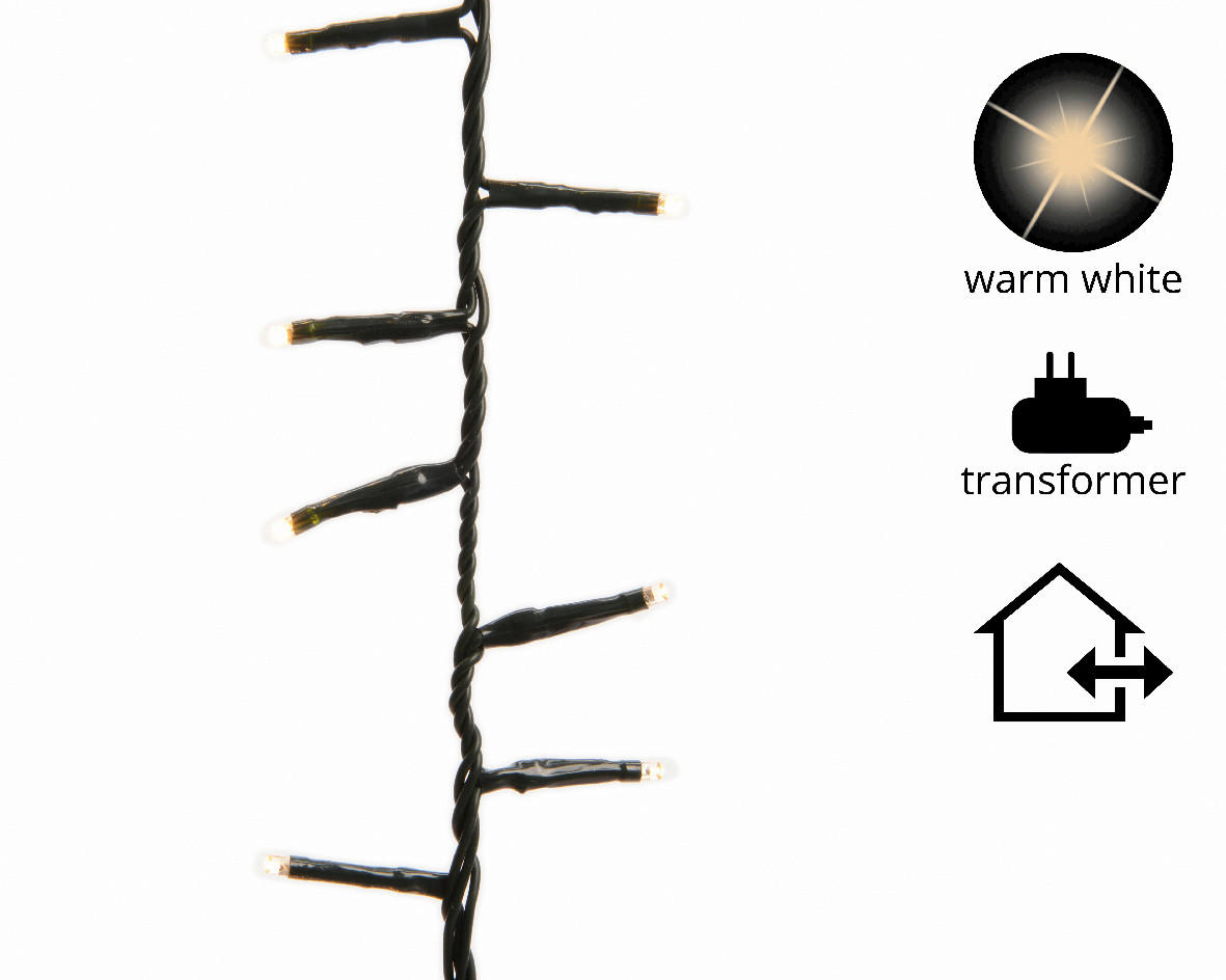 LICHTERKETTE 3400 cm  - Grün, Basics, Kunststoff (3400cm)
