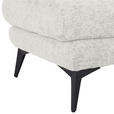 BIGSOFA Chenille Beige  - Beige/Schwarz, KONVENTIONELL, Textil/Metall (215/70/98cm) - Carryhome