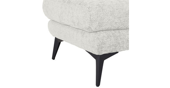BIGSOFA Chenille Beige - Beige/Schwarz, KONVENTIONELL, Textil/Metall (215/70/98cm) - Carryhome