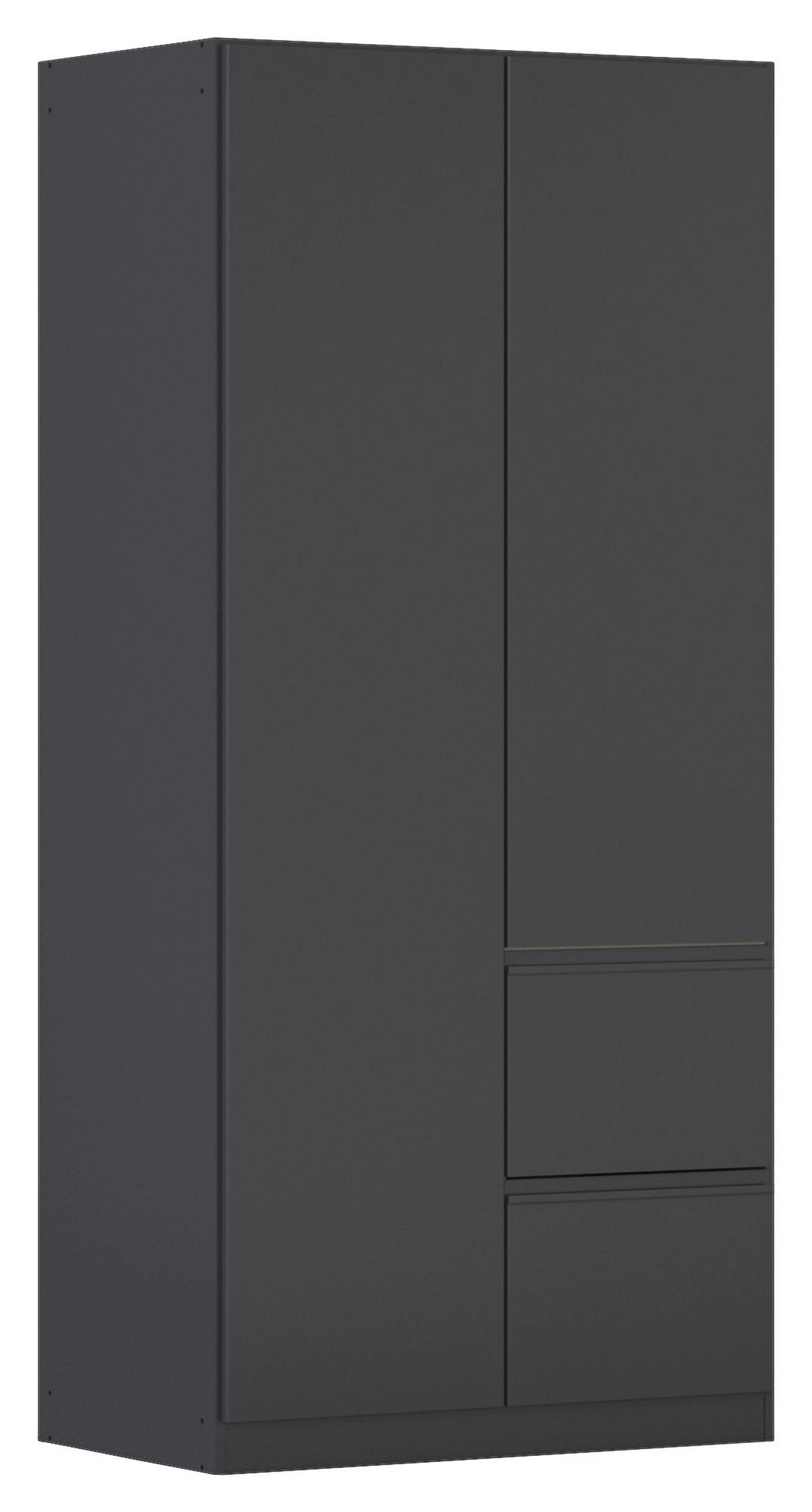 DREHTÜRENSCHRANK in Grau  - Grau, Modern, Holzwerkstoff (91/197/54cm) - Rauch Möbel