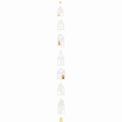 DEKOHÄNGER  - Weiss, Basics, Papier (17/13/0,1cm)