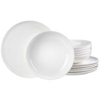 JEDÁLENSKÝ SERVIS, 12-dielne, porcelán - biela, Design, keramika (30/25/30cm) - Ritzenhoff Breker