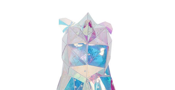 TISCHLEUCHTE - Transparent/Perlmutt, Trend, Kunststoff (23/38/36cm) - Novel