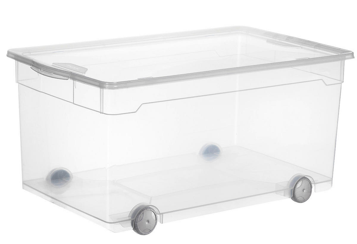 BOX MIT DECKEL 71.5/40/33.5 cm  - Transparent, Konventionell, Kunststoff (71.5/40/33.5cm) - Rotho