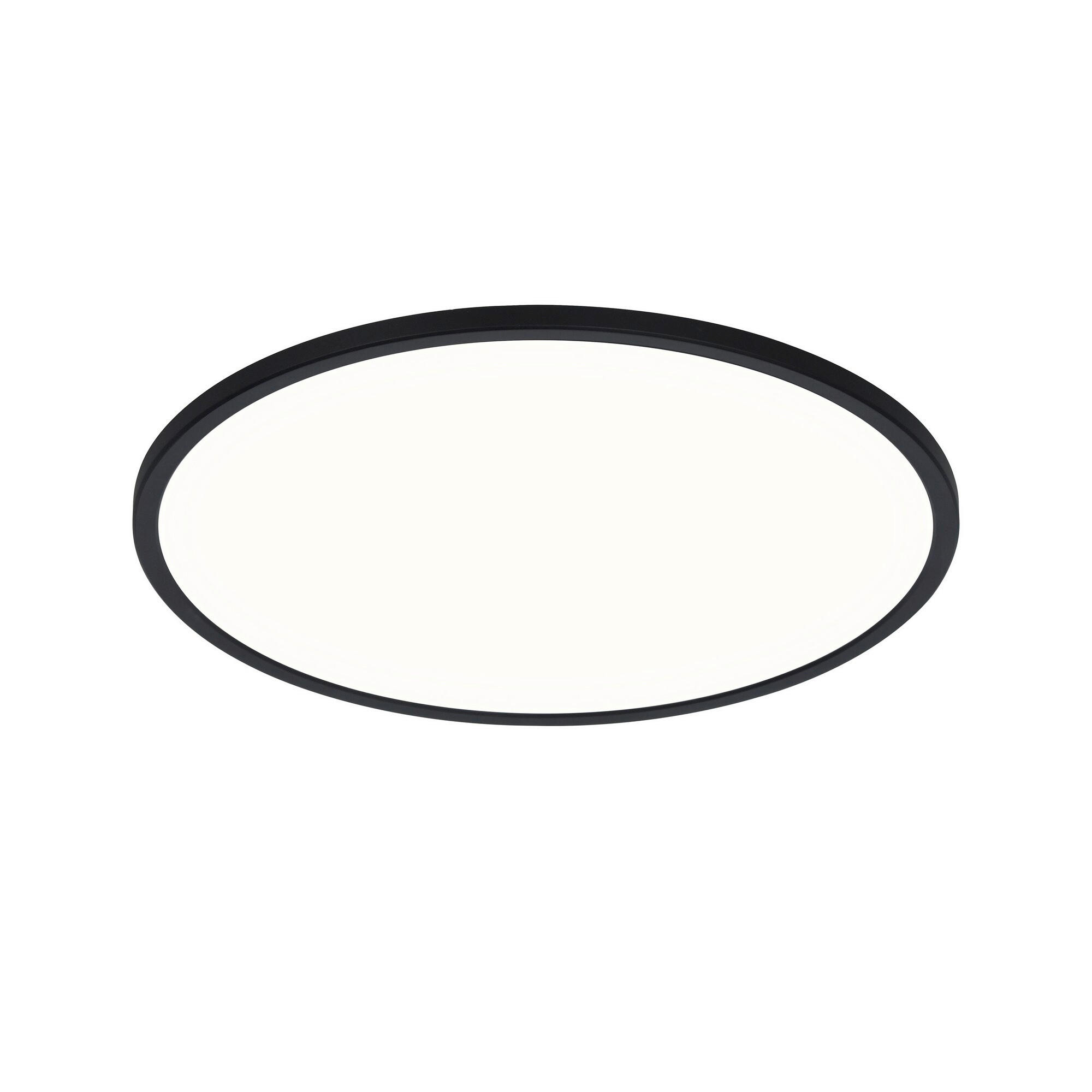 LED-DECKENLEUCHTE 42,4/2,3 cm   - Schwarz, Basics, Kunststoff (42,4/2,3cm) - Nordlux