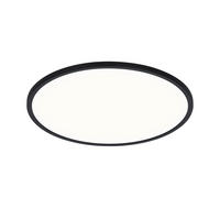 LED-DECKENLEUCHTE 42,4/2,3 cm   - Schwarz, Basics, Kunststoff (42,4/2,3cm) - Nordlux