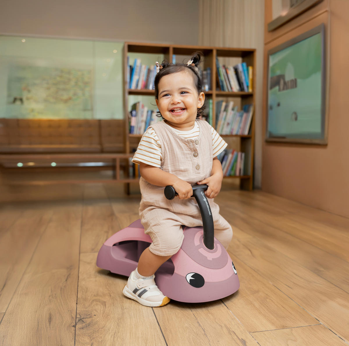 LAUFRAD WALK N' ROLL 2in1 ECO  - Beere, Basics, Kunststoff (48,5/27/42cm) - GLOBBER