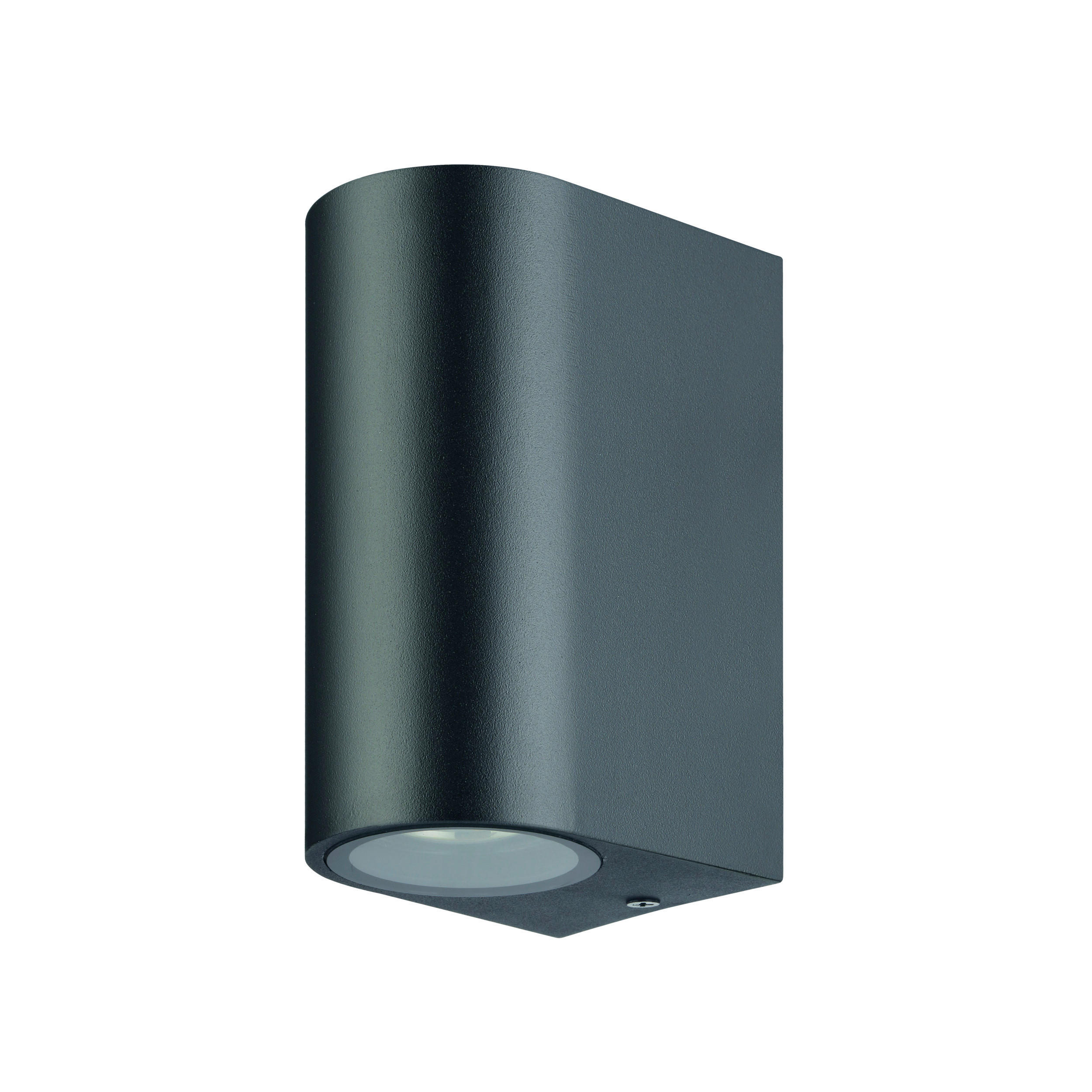 AUßENWANDLEUCHTE 7/14 cm  - Klar/Anthrazit, Design, Glas/Metall (7/14cm) - Eglo