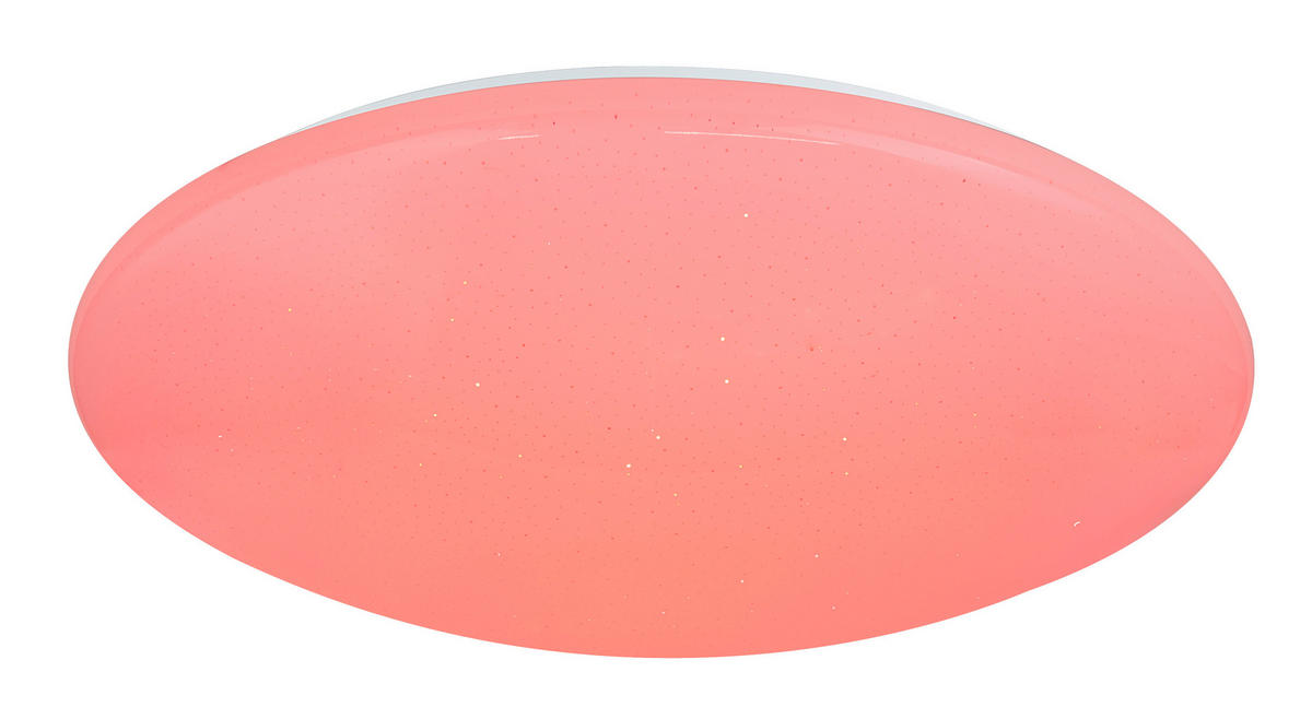 LED-DECKENLEUCHTE 48 W  50/12 cm    - Weiss/Opal, Basics, Kunststoff/Metall (50/12cm) - Globo