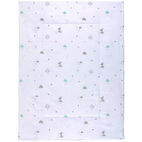 SCHMUSEDECKE Modern Clouds  75/100 cm  - Grün, Trend, Textil (75/100cm) - Patinio