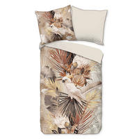 WENDEBETTWÄSCHE Pippa Satin 155/220 cm  - Taupe/Beige, Natur, Textil (155/220cm)