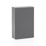 HÄNGESCHRANK 40/64/20 cm  - Graphitfarben/Grau, Natur, Holzwerkstoff (40/64/20cm) - Xora