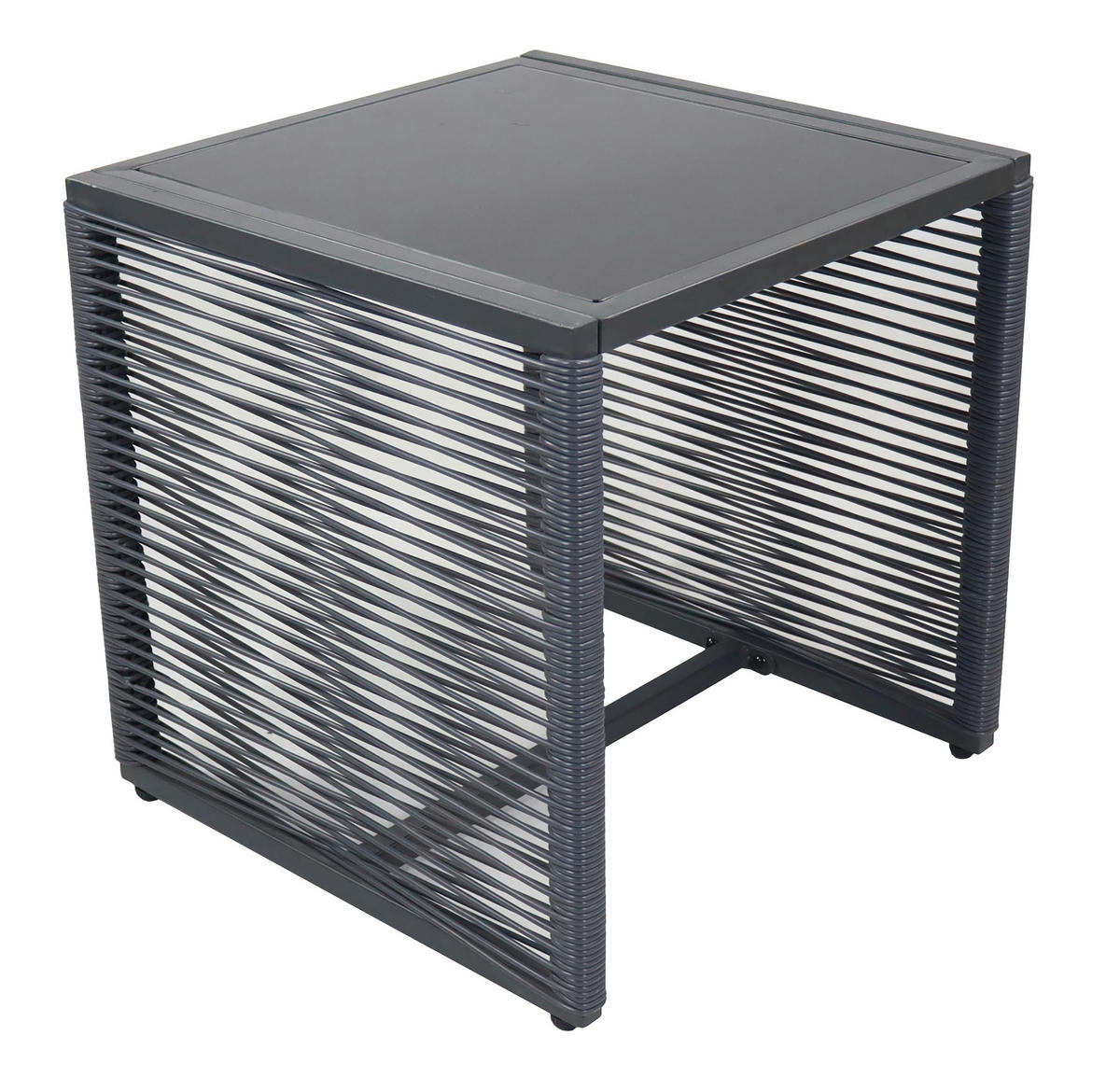 GARTENSET  - Schwarz, MODERN, Glas/Kunststoff - MID.YOU