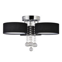 DECKENLEUCHTE     - Schwarz, Konventionell, Metall (35/63.5/63.5cm)