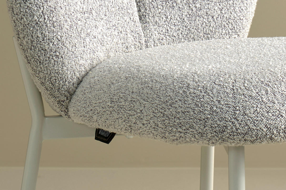 BARHOCKER-SET in Greige  - Greige/Seidengrau, MODERN, Textil/Metall (47/102,7/52cm) - Schöner Wohnen