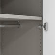 DREHTÜRENSCHRANK 300/223/62 cm 6-türig Weiß Hochglanz  - Weiß Hochglanz/Schwarz, Design, Holzwerkstoff/Metall (300/223/62cm) - Novel