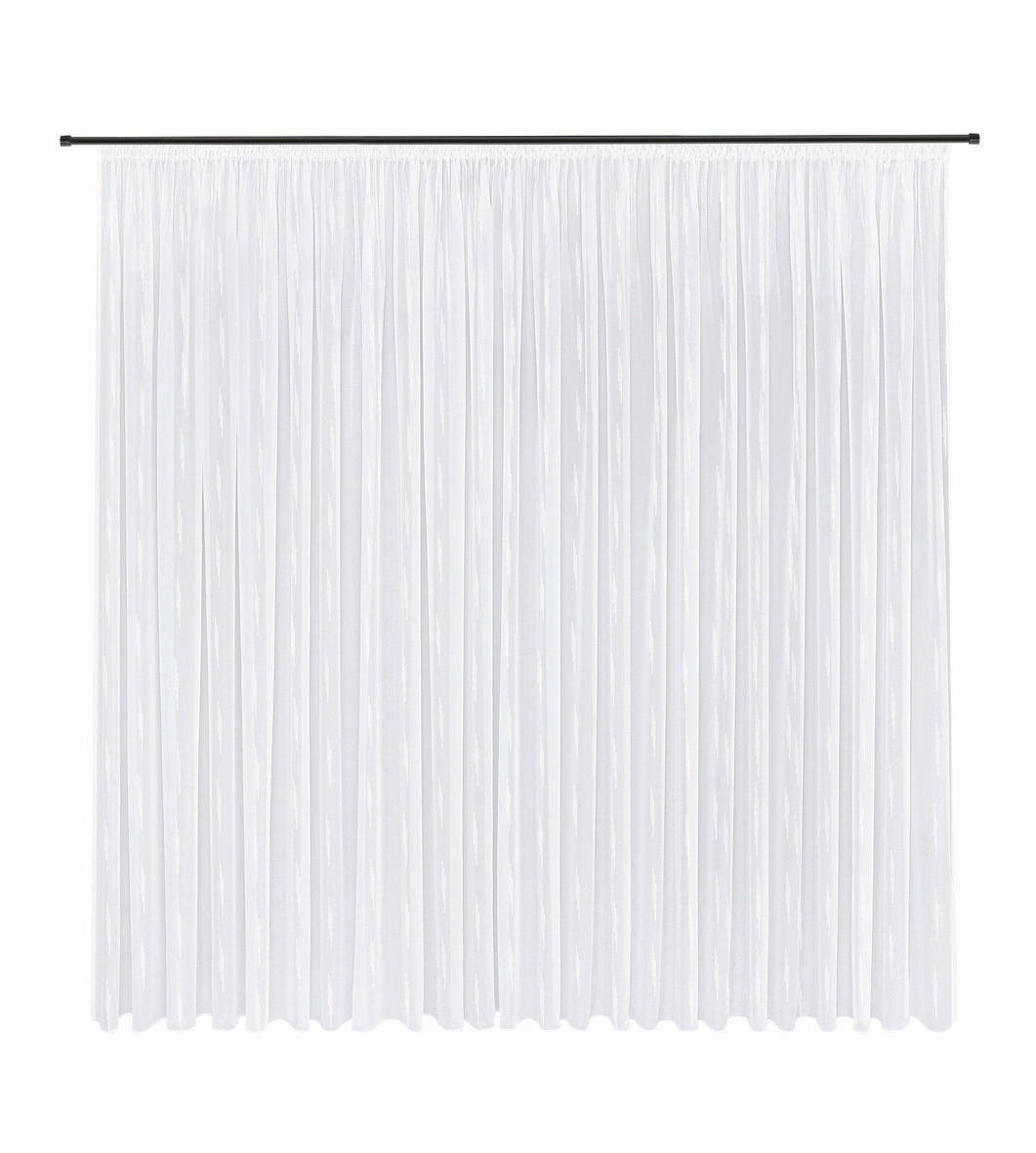 FERTIGSTORE  transparent  600/245 cm   - Beige, Basics, Textil (600/245cm)