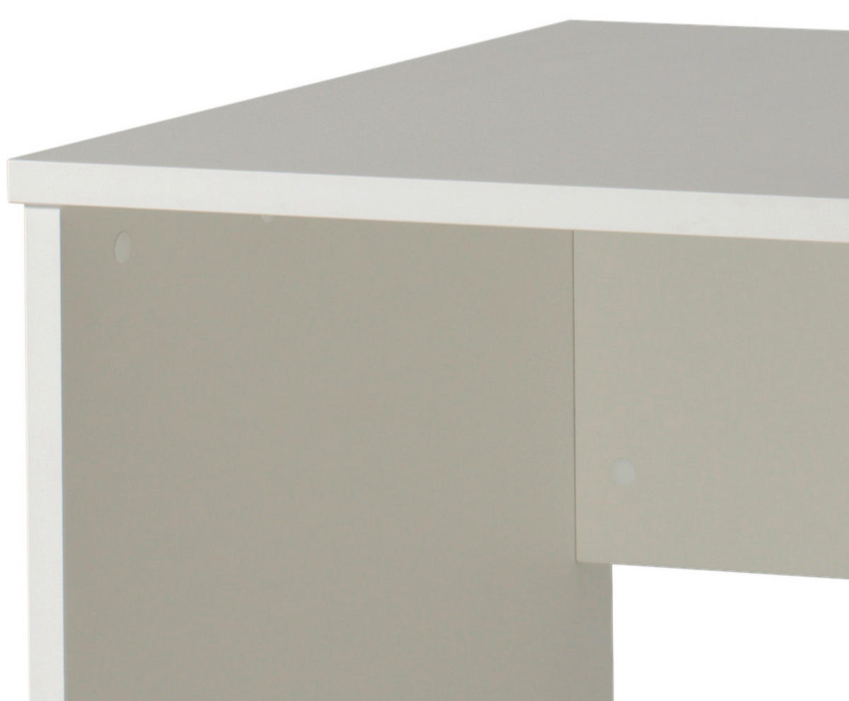 JUGENDSCHREIBTISCH 140/65/75 cm  - Weiß, MODERN, Holzwerkstoff (140/65/75cm) - MID.YOU