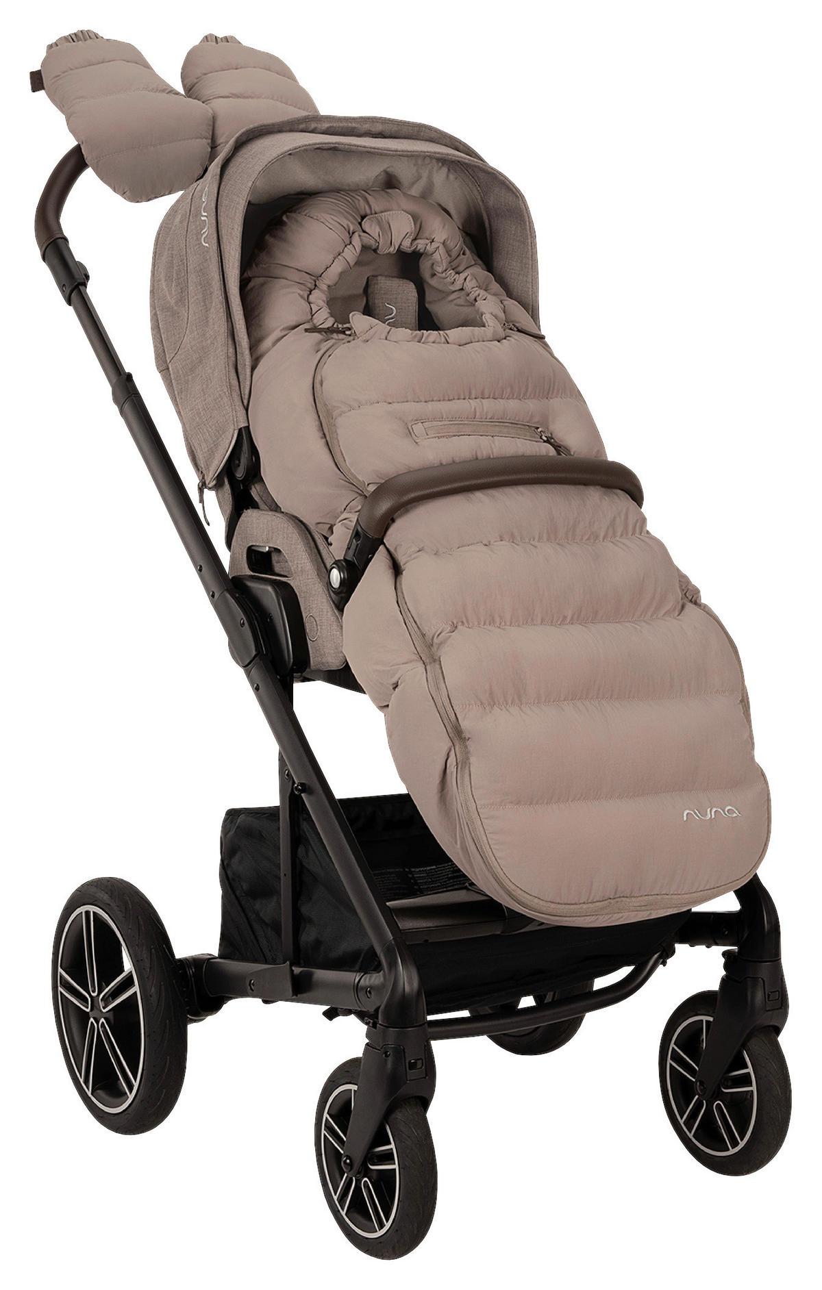 FUßSACK  - Graubraun, Basics, Textil (99/42/14cm) - Nuna