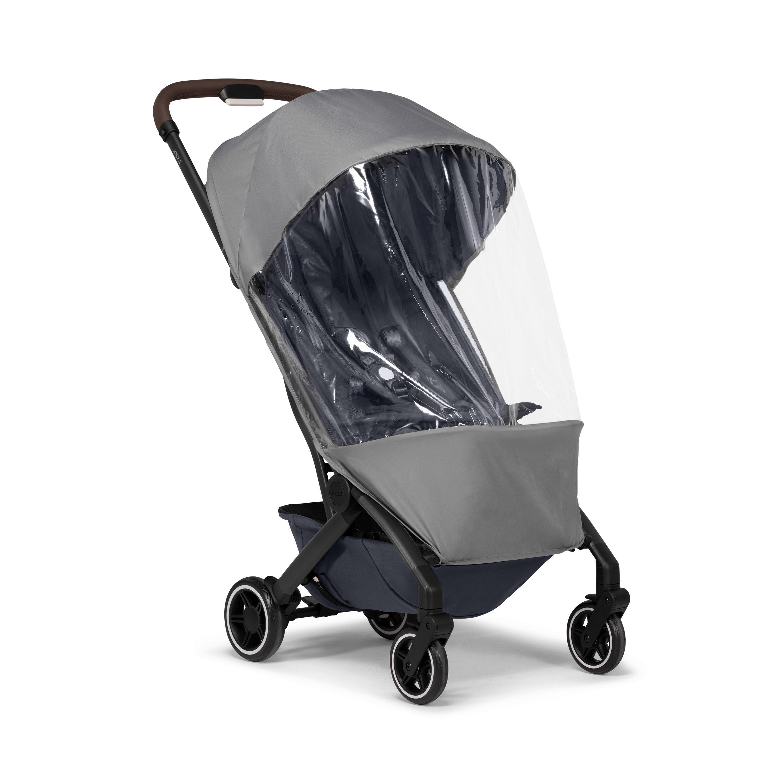 REGENVERDECK AER+  - Transparent/Silberfarben, Basics, Kunststoff (27/19/4cm) - Joolz