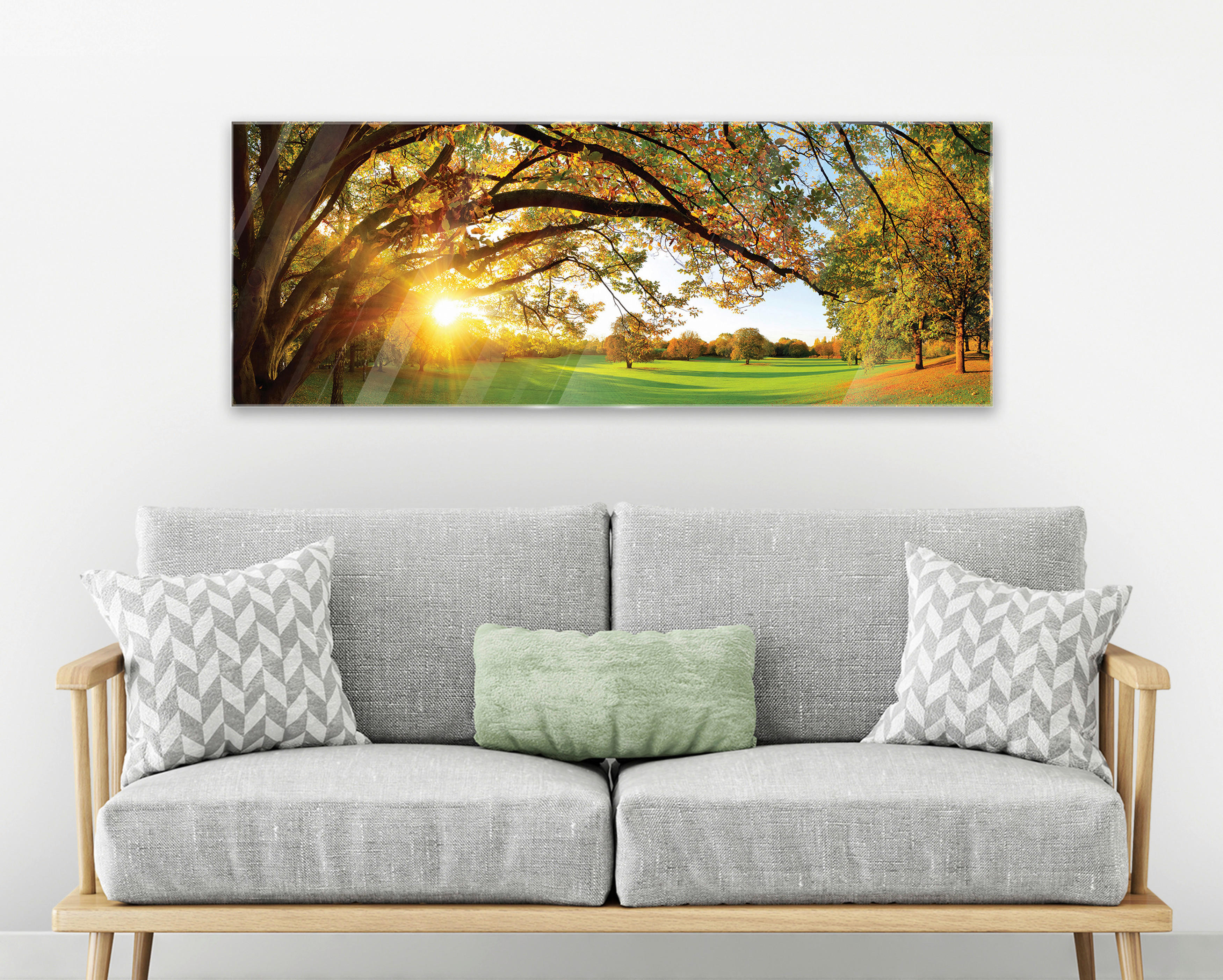 OBRAZ NA SKLE, krajina a příroda, 30/80 cm  - vícebarevná, Natur, sklo (30/80cm)