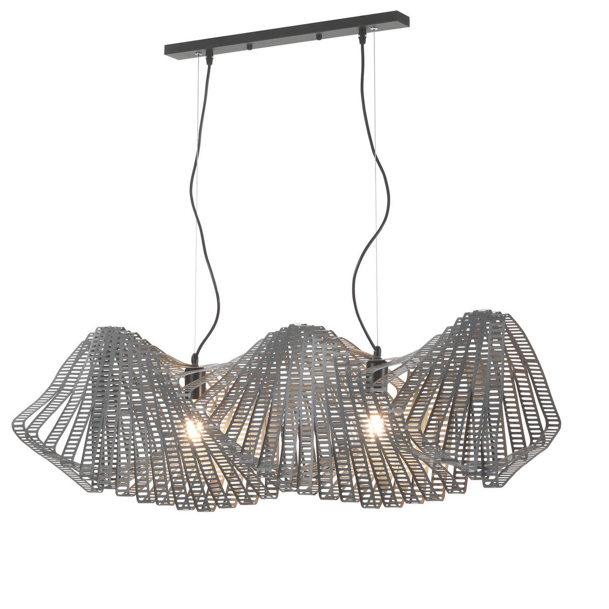 HÄNGELEUCHTE 95/30/100 cm  - Chromfarben, Design, Metall (95/30/100cm)